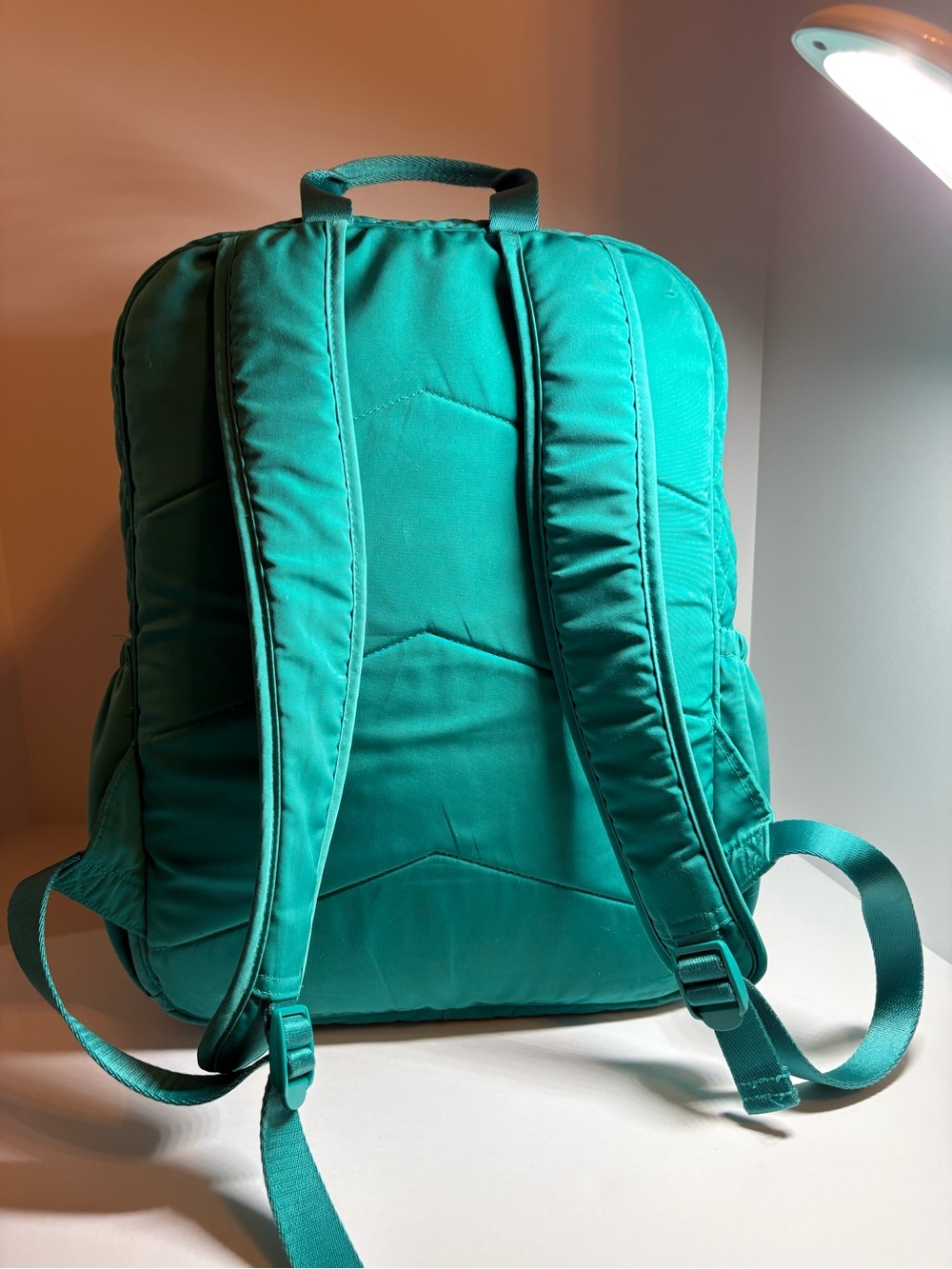 Vera Bradley Campus Backpack in the "Forever Green" (True Teal Green) - Picture 5 of 8